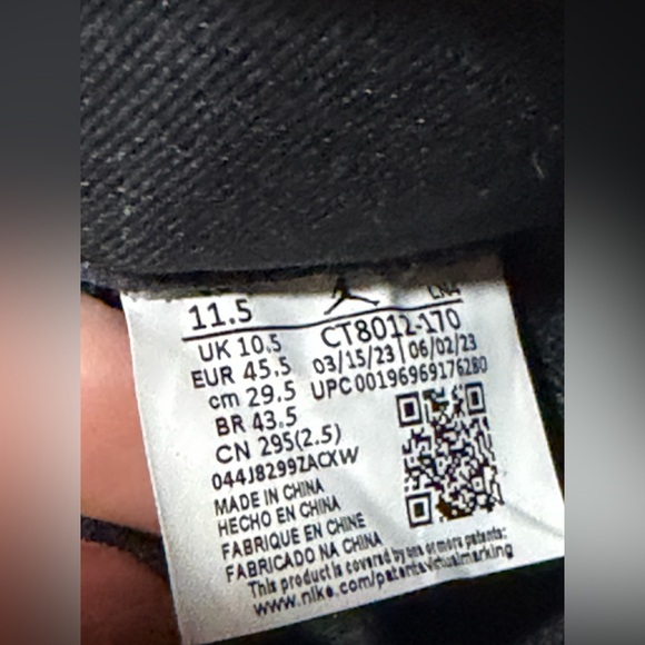 Air Jordan 11 Gratitude 2023 Men’s 11.5 White Black Gold CT8012-170 - Picture 13 of 16